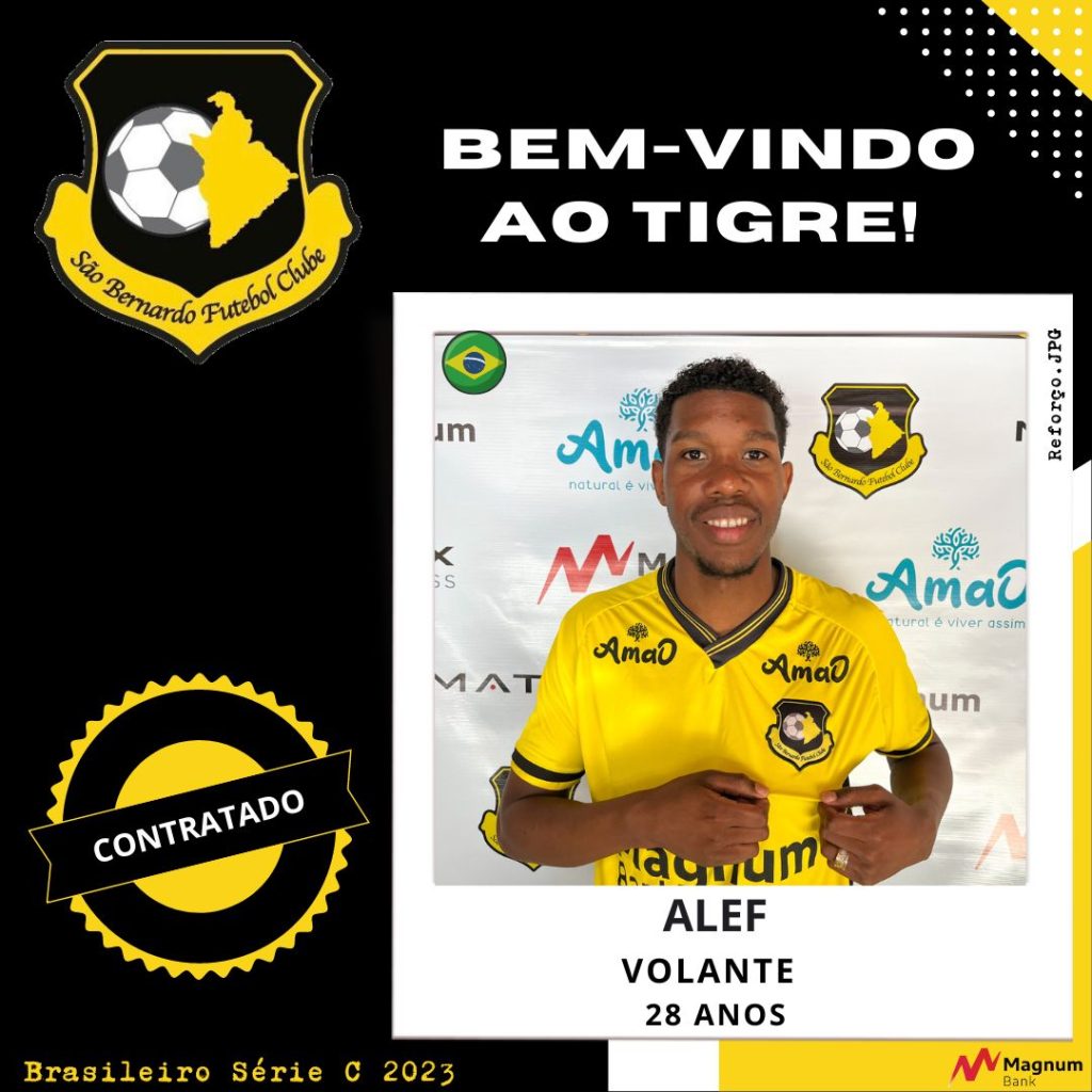 Volante Alef reforça o São Bernardo