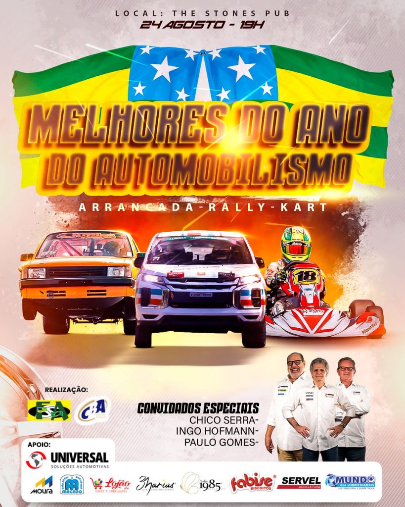 Noite de Celebração dos Destaques do Automobilismo Sergipano está Chegando