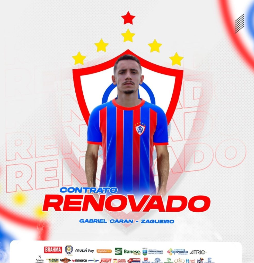 Gabriel Caran é o mais novo reforço do Itabaiana