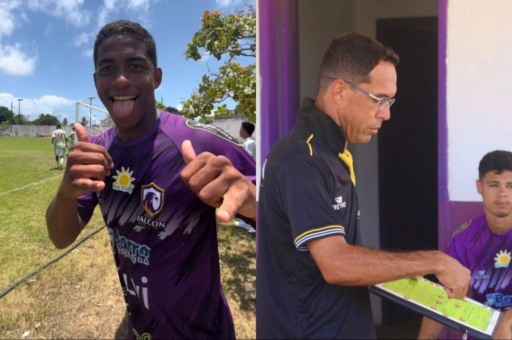 Atacante celebra hat-trick em estreia e técnico já foca no próximo jogo do Falcon no Sergipano Sub-17