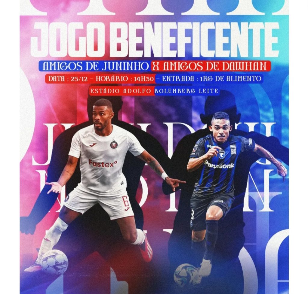 Estrelas do futebol sergipano se unem para partida solidária em Aracaju no natal