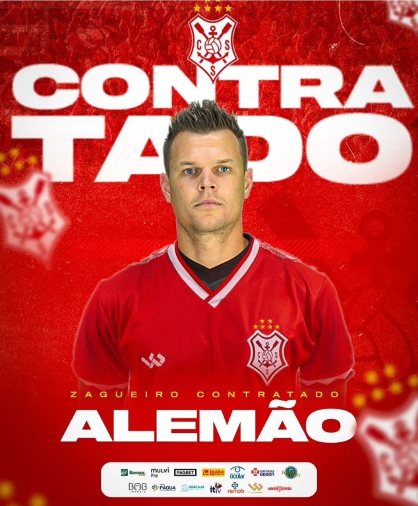 Alemão reforça o Sergipe com foco em conquistas na temporada 2024