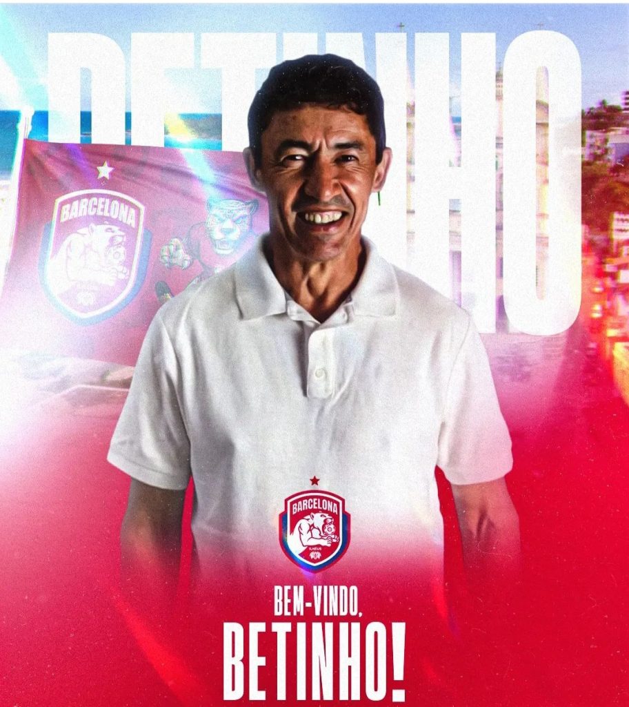 Barcelona de Ilhéus anuncia Betinho como novo comandante técnico