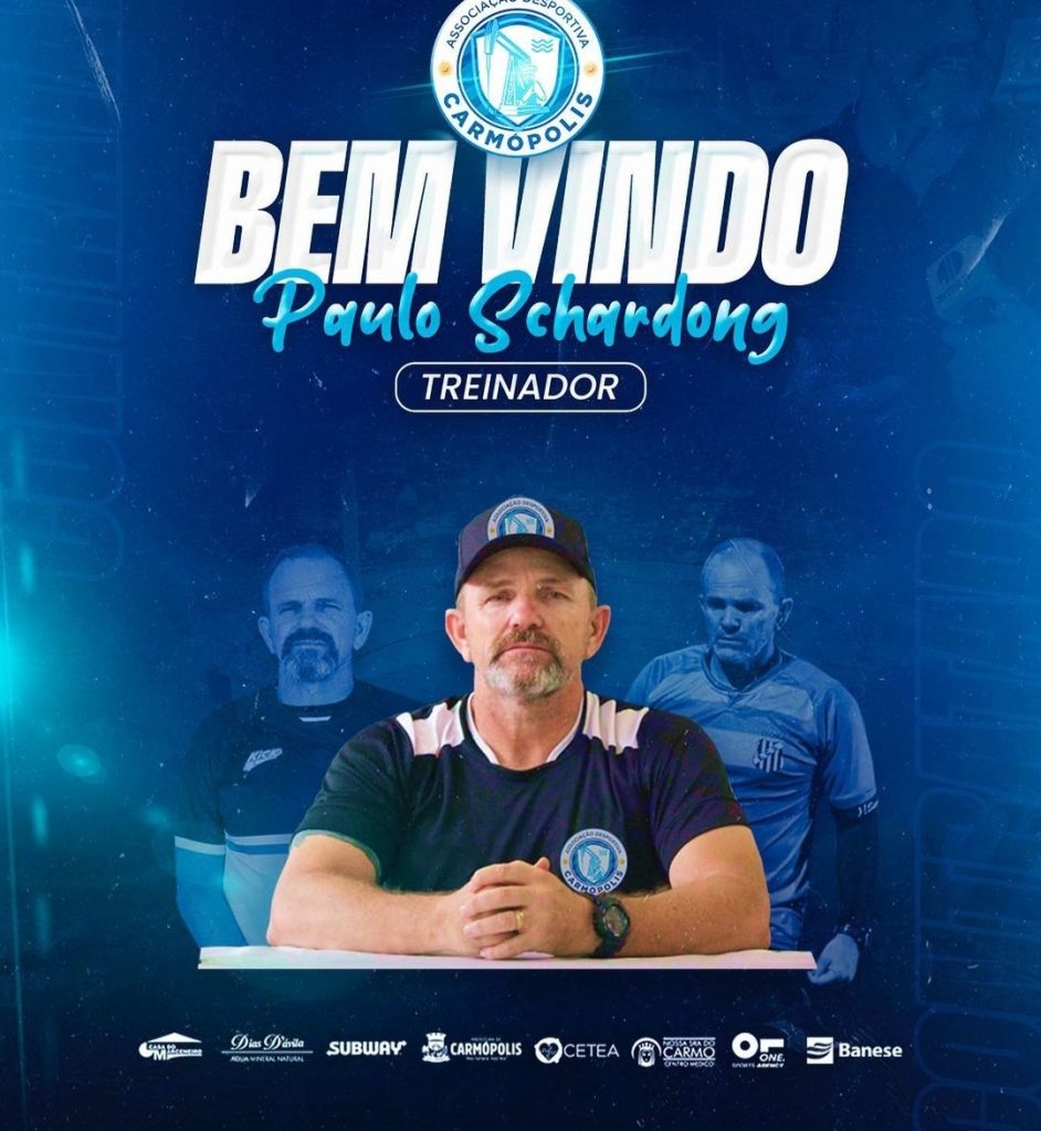 Técnico Paulo Schardong assume o comando do Carmópolis para a temporada 2024