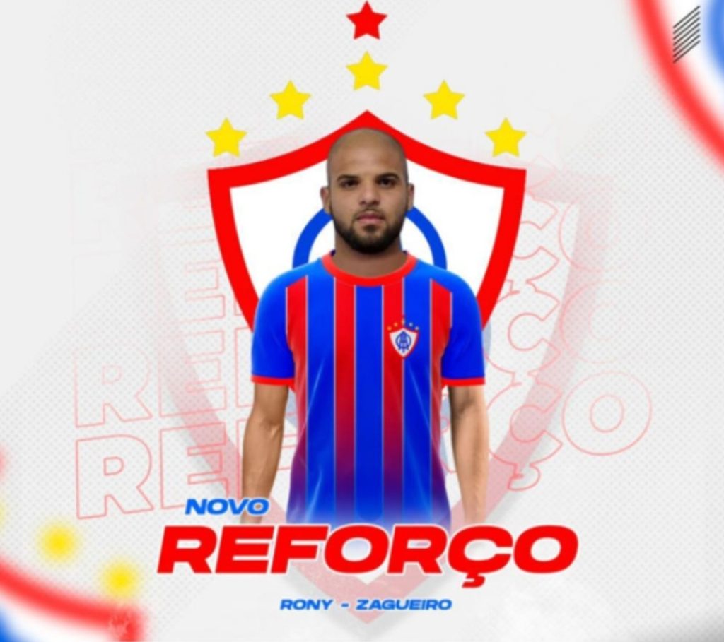 Reforço na defesa: Rony Fernandes é confirmado pelo Itabaiana