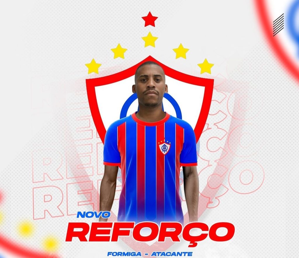 Itabaiana anuncia contratação do atacante Lucas Formiga para a Temporada 2024