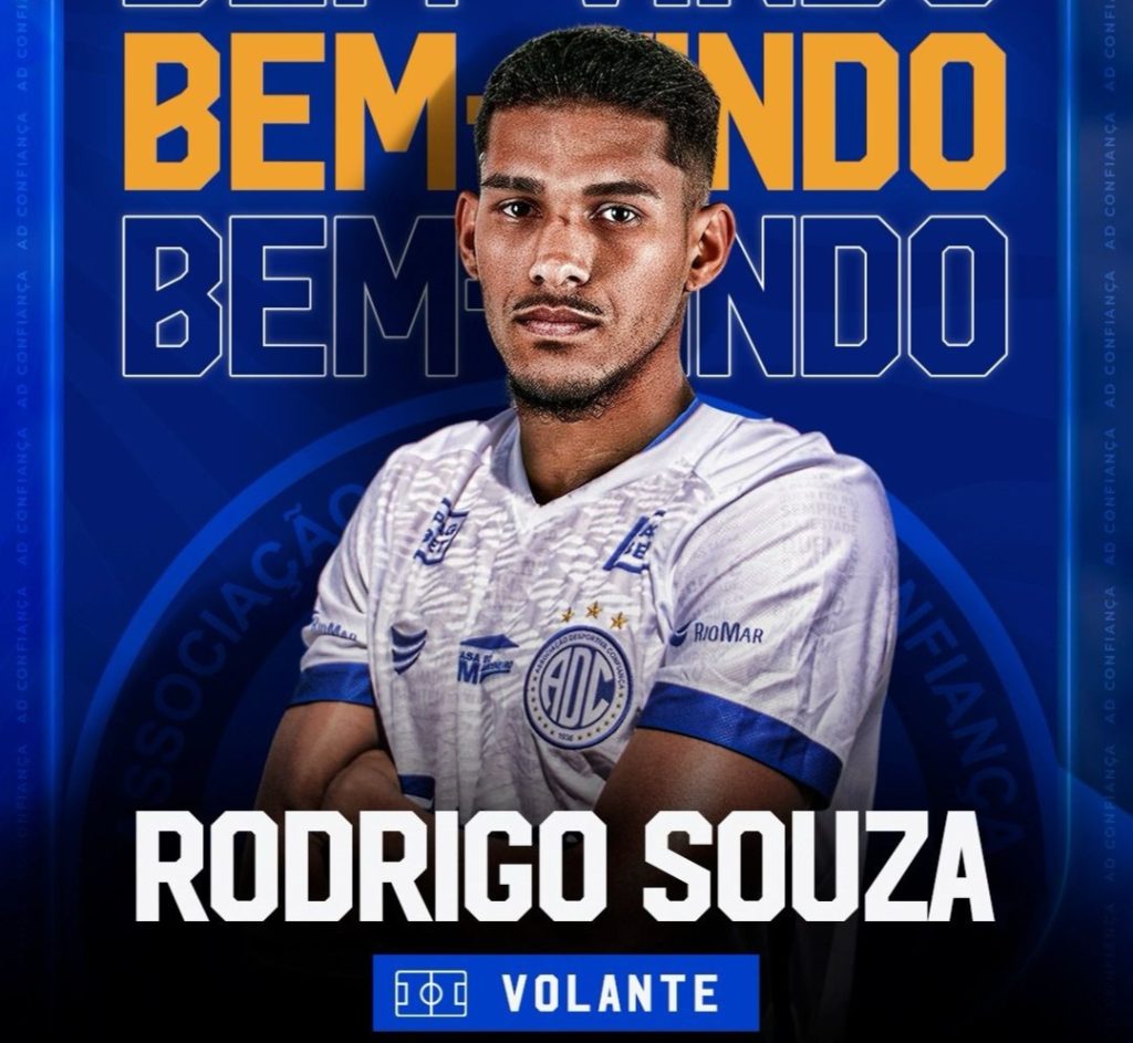 Rodrigo Souza é o novo volante do Confiança