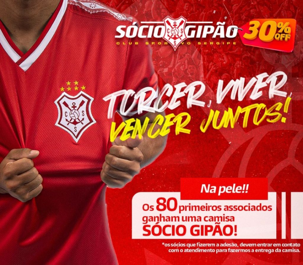 Sócio-Torcedor do Gipão tem descontos de 30% em novos planos até o próximo dia 15.