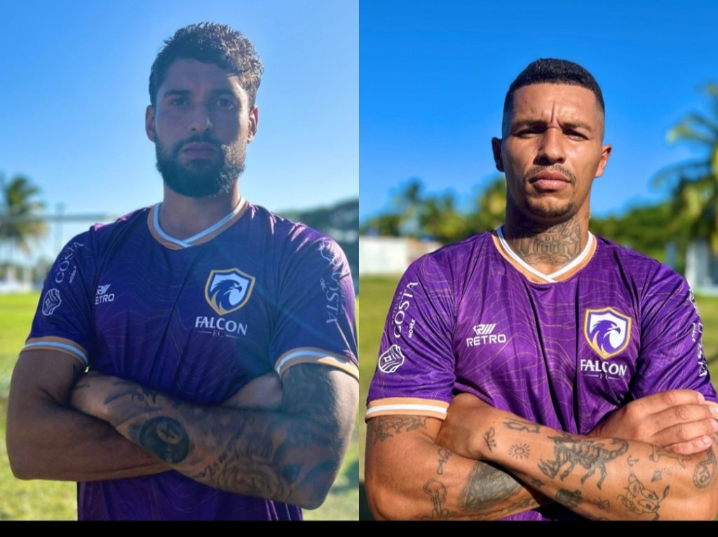 Falcon contrata zagueiro Lucas Tavares e atacante Jonatan Guerreiro para a sequência do Sergipão