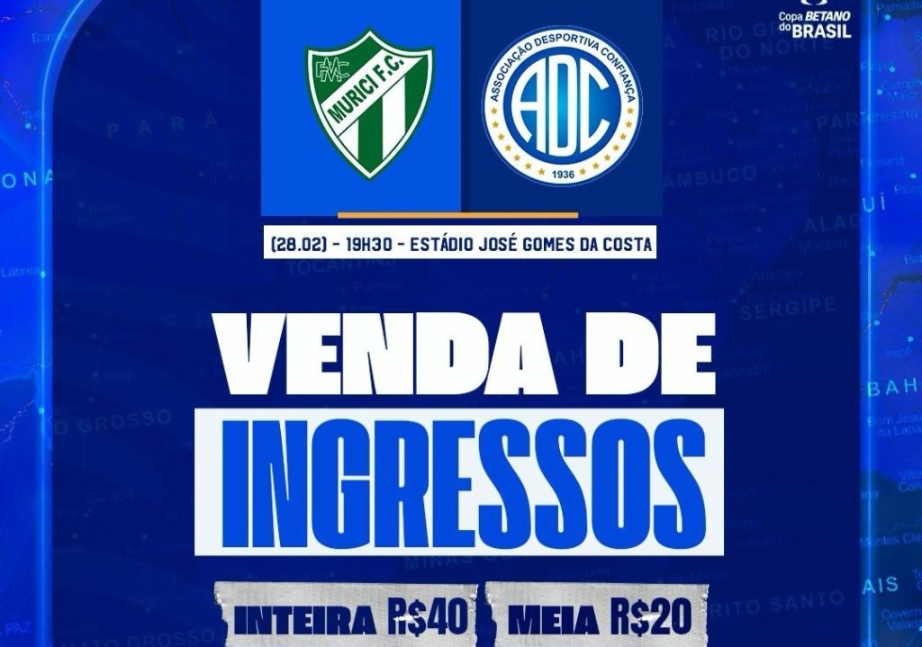 Ingressos para jogo pela Copa do Brasil estão à venda em Aracaju