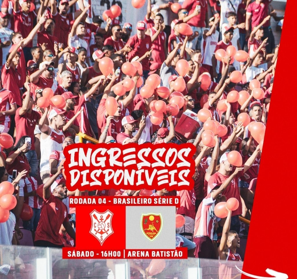 Sergipe x Petrolina: Ingressos já disponíveis para partida no Batistão