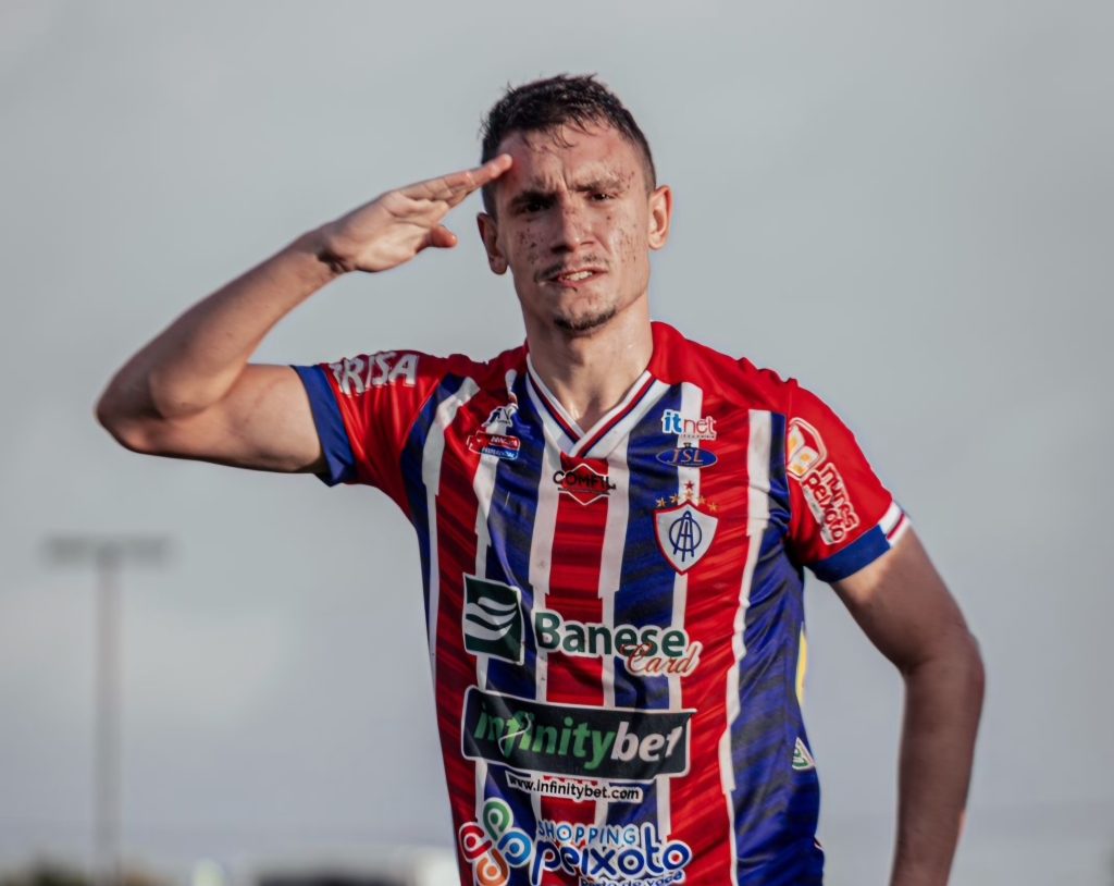 Gabriel Caran comemora boa campanha da equipe na Série D do Campeonato Brasileiro