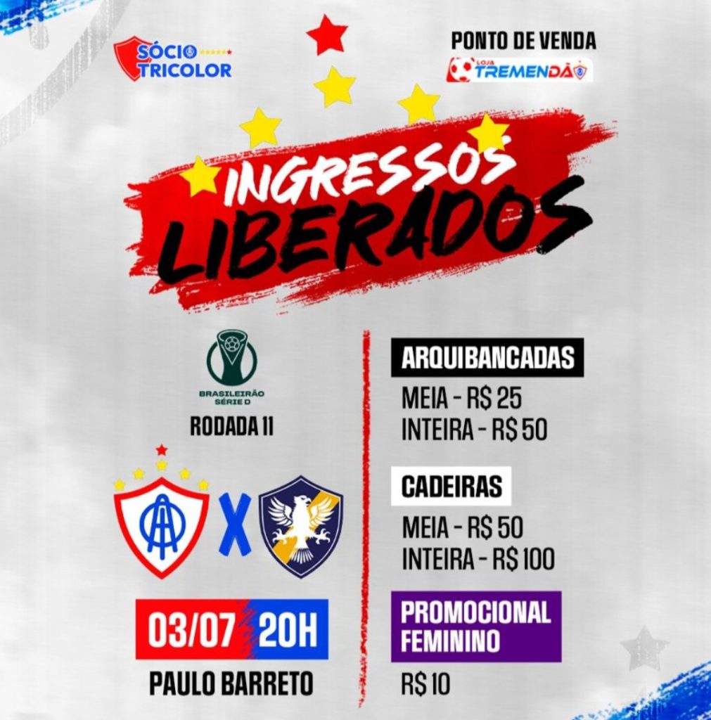 Ingressos para Itabaiana e Retrô