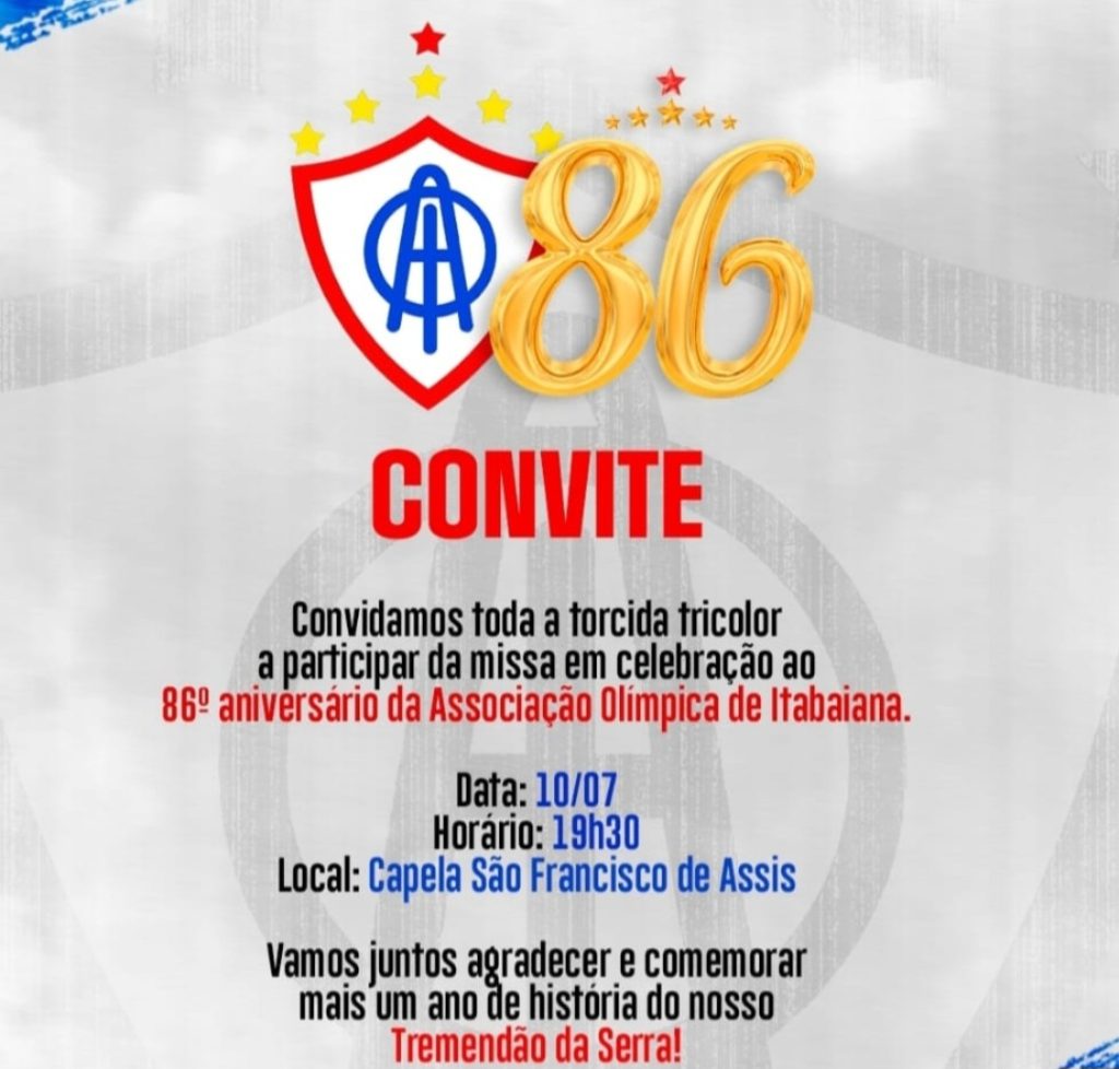 “De Itabaiana para o Mundo: Clube comemora 86 Anos de história e conquistas!”