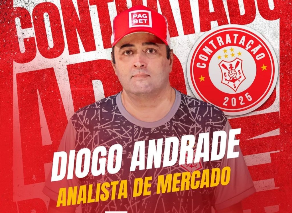 Diogo Andrade é o novo analista de mercado do Sergipe