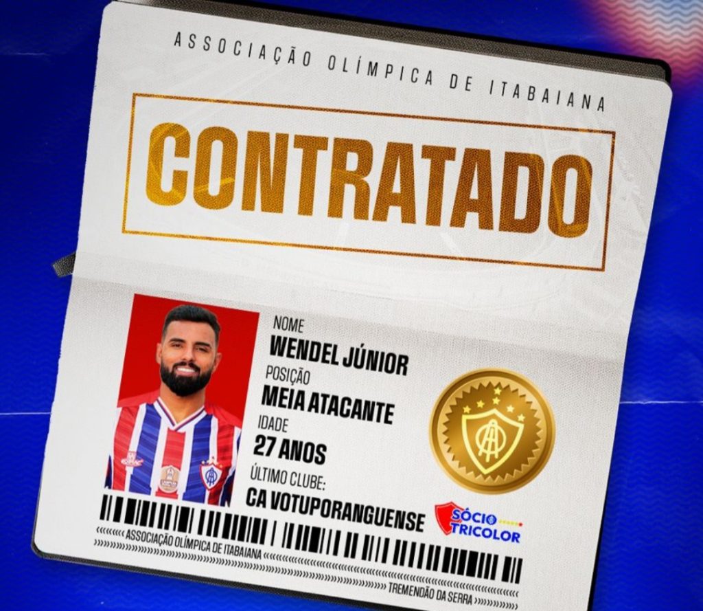 Wendel Rosas é o novo meia-atacante do Tremendão