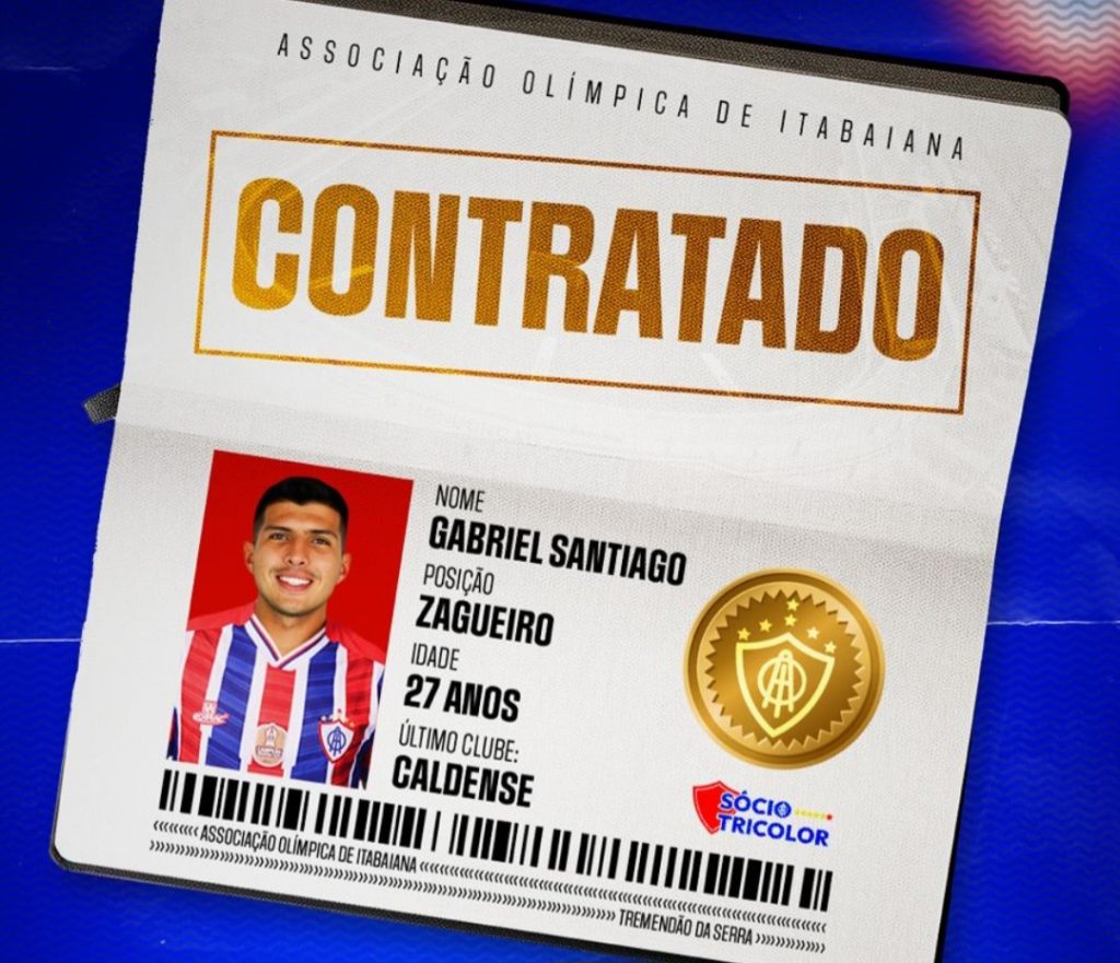 Gabriel Santiago é o novo xerife do Tremendão para a Série C 2025
