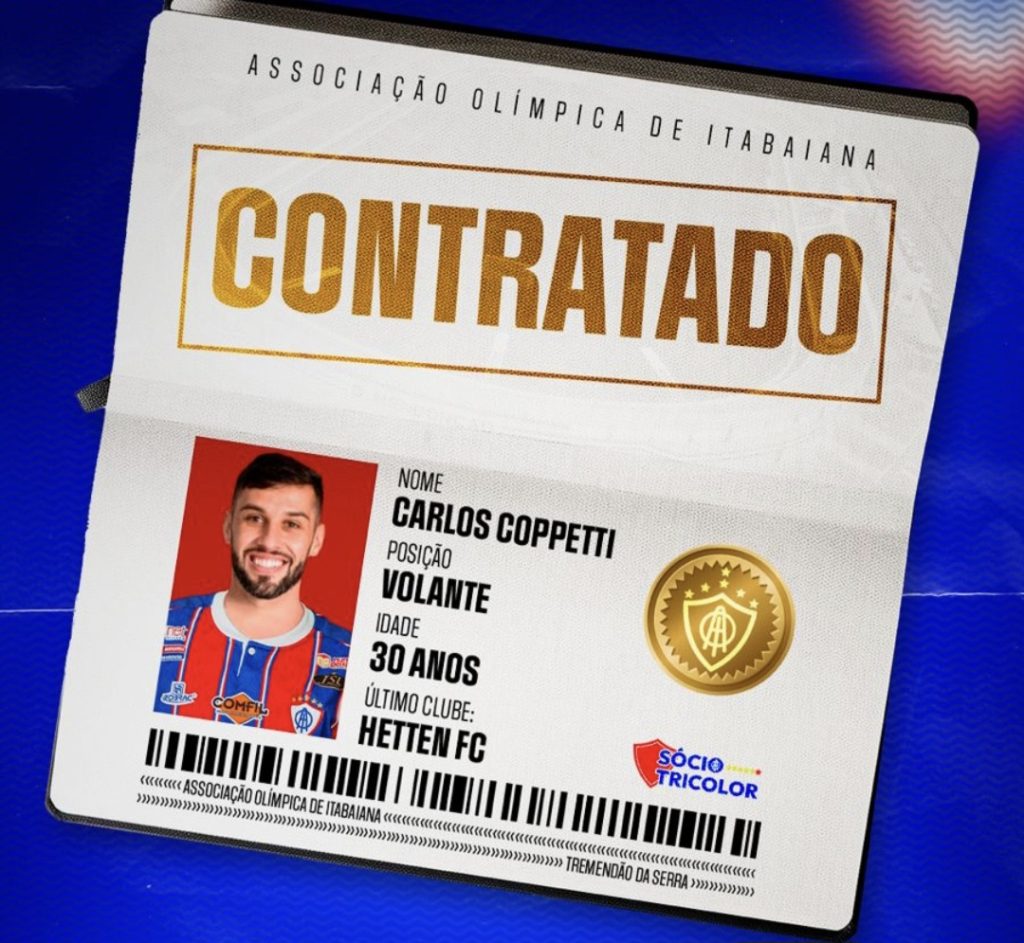 TREMENDÃO REFORÇA MEIO-CAMPO COM VOLANTE EXPERIENTE DO FUTEBOL ÁRABE