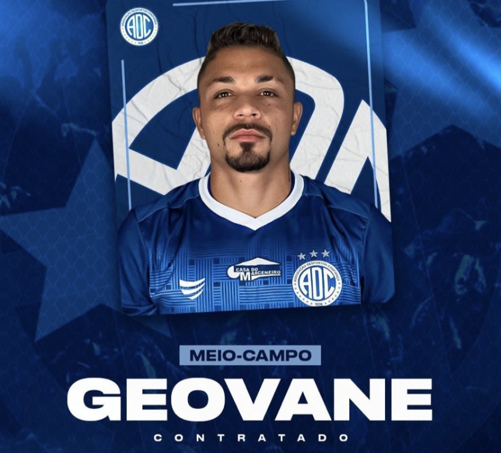 Confiança contrata o meia Geovane