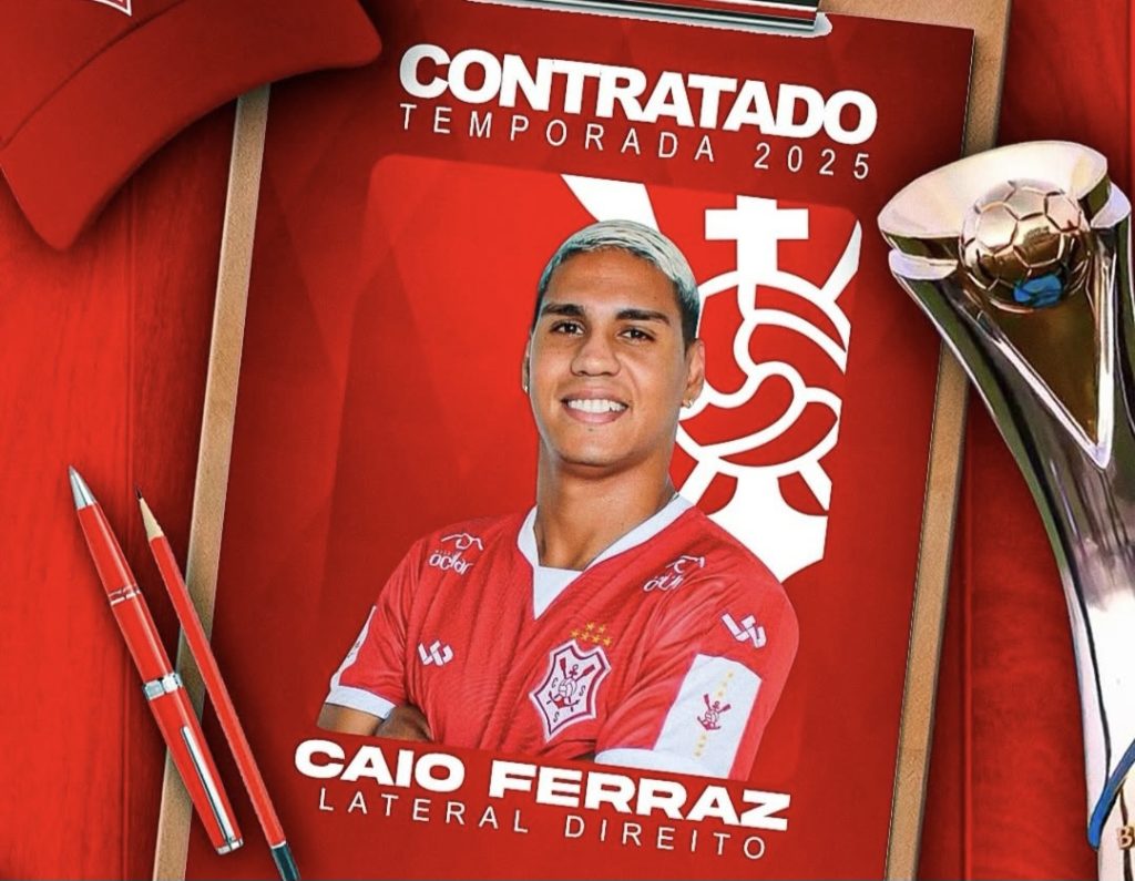 Sergipe anuncia contratação do lateral Caio Ferraz para disputa da Série D