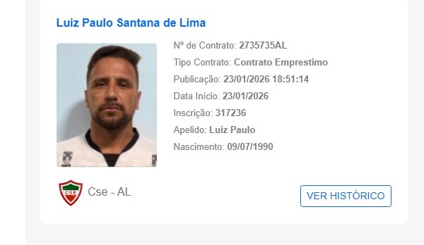 Atacante Luiz Paulo é regularizado e será mais uma opção do CSE para o clássico Atacante Luiz Paulo é regularizado e será mais uma opção do CSE para o clássico