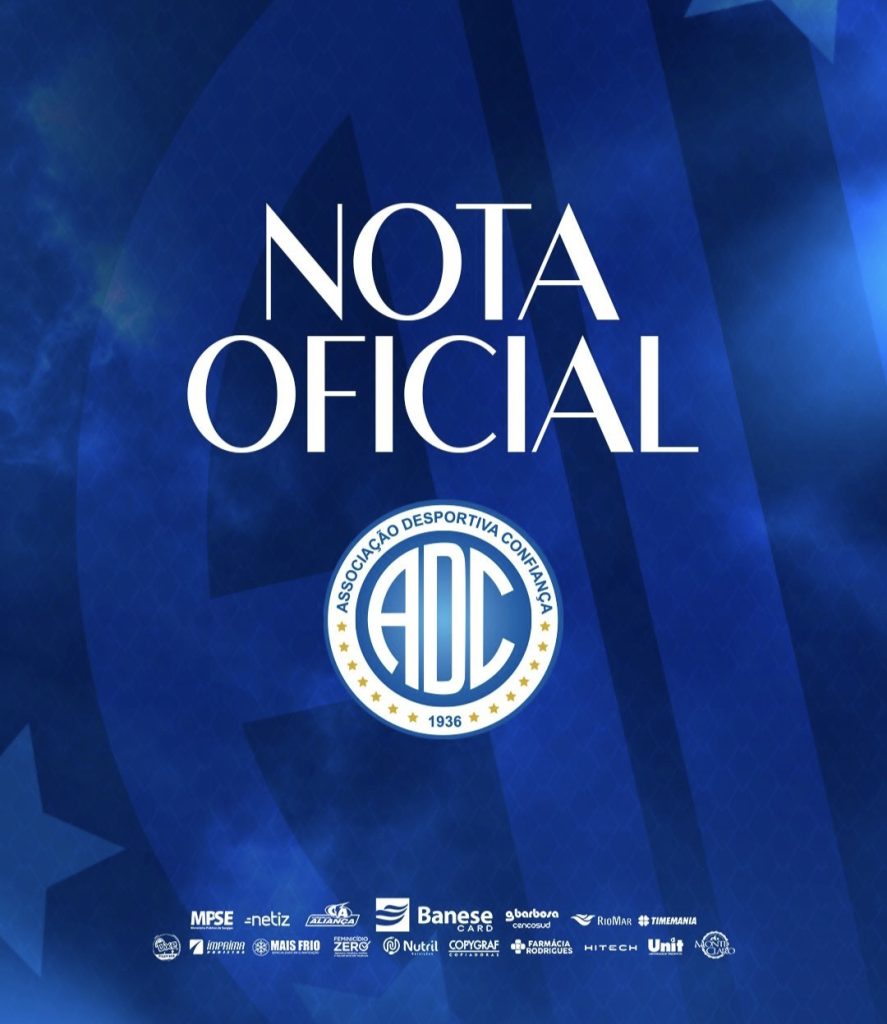NOTA OFICIAL – CONFIANÇA SAF NOTA OFICIAL – CONFIANÇA SAF