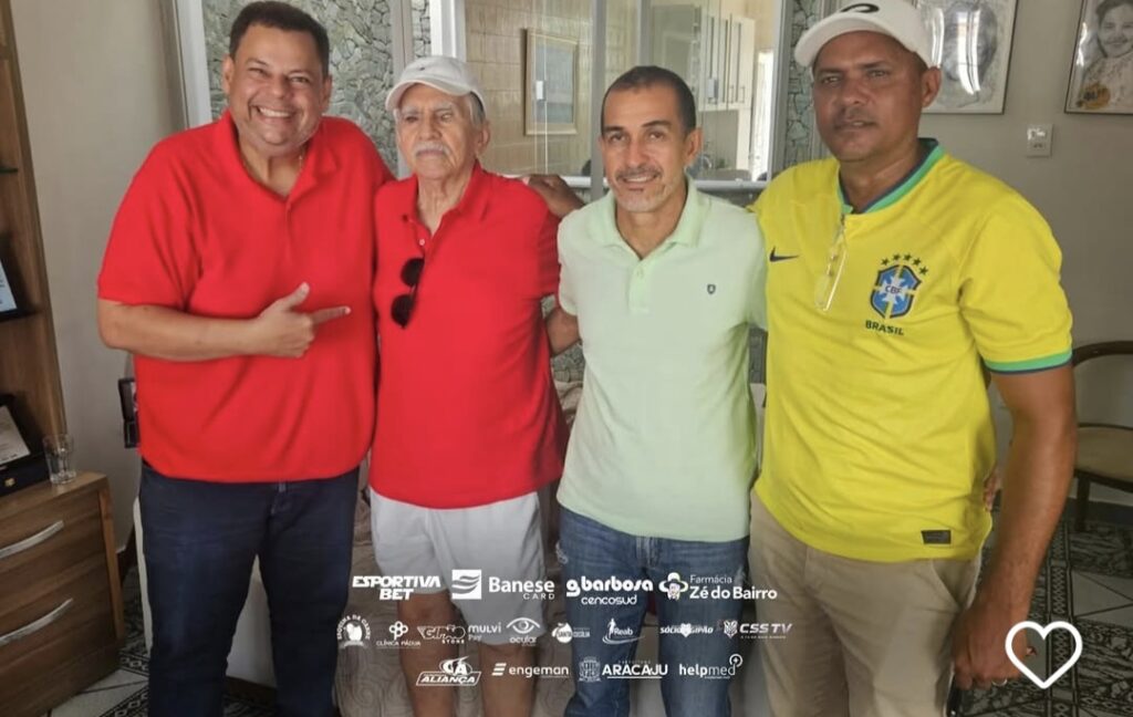 Presidente do Sergipe visita Ary Resende e reforça busca pelo acesso à Série C