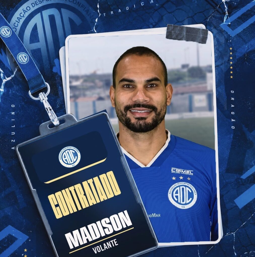 Madison retorna ao Confiança e acredita em reação do Dragão na Série C Madison retorna ao Confiança e acredita em reação do Dragão na Série C