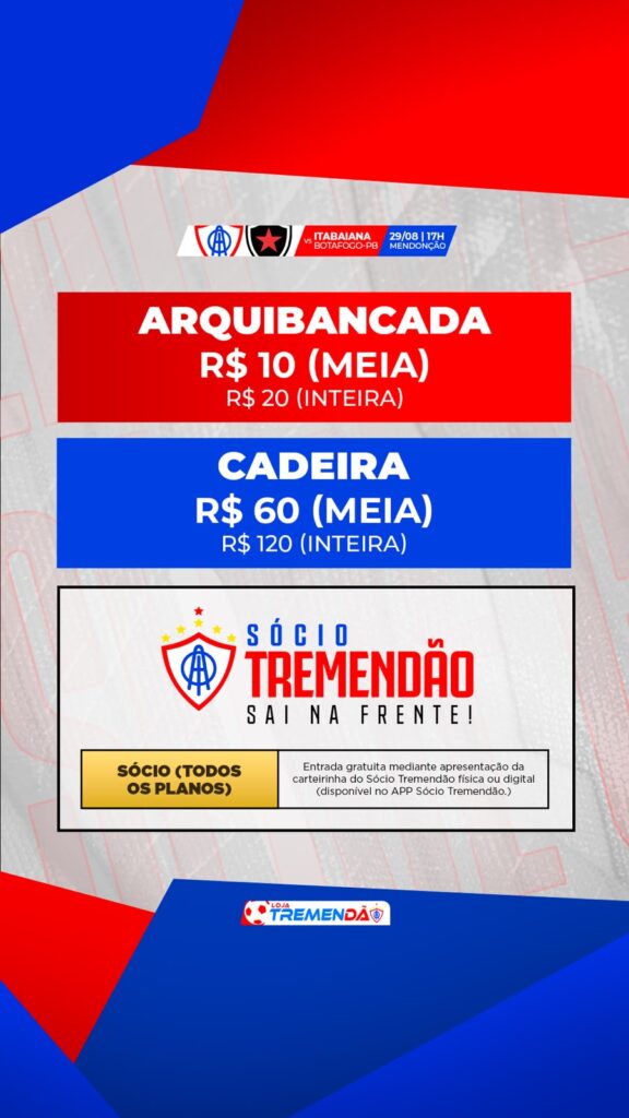 Itabaiana abre venda de ingressos para decisão contra o Botafogo-PB