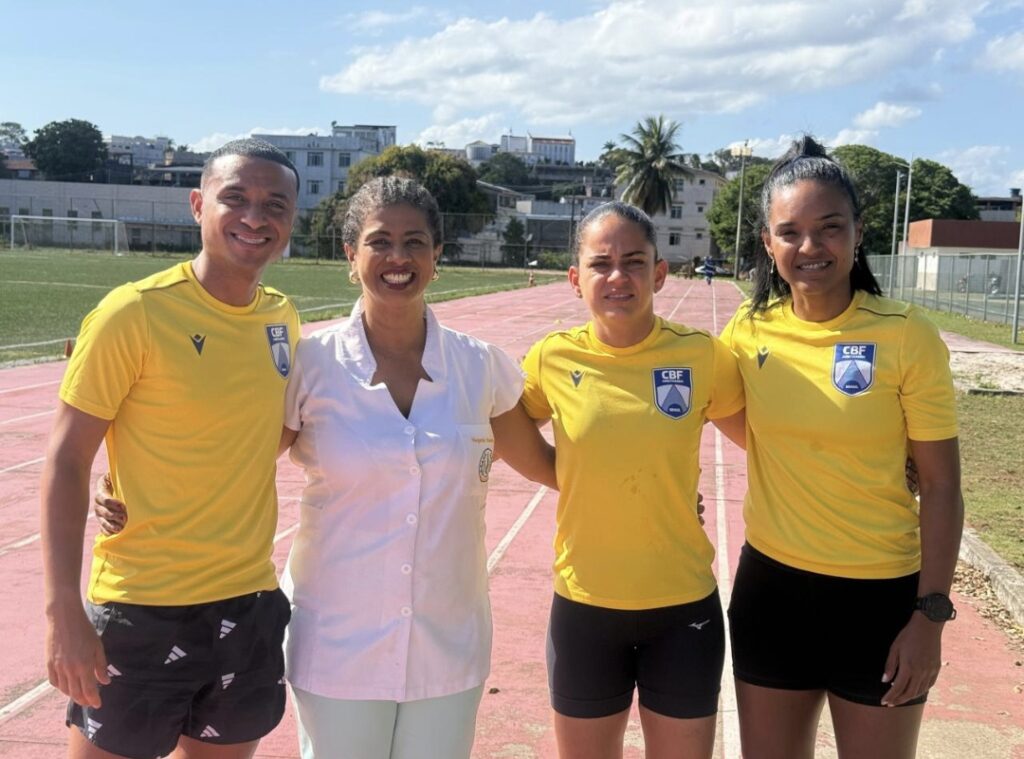 Árbitra da FSF é aprovada em avaliação física da FIFA