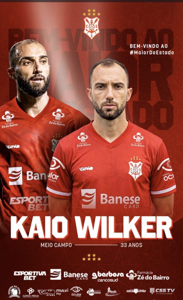 Kaio Wilker é anunciado pelo Sergipe para a temporada 2027 Kaio Wilker é anunciado pelo Sergipe para a temporada 2027
