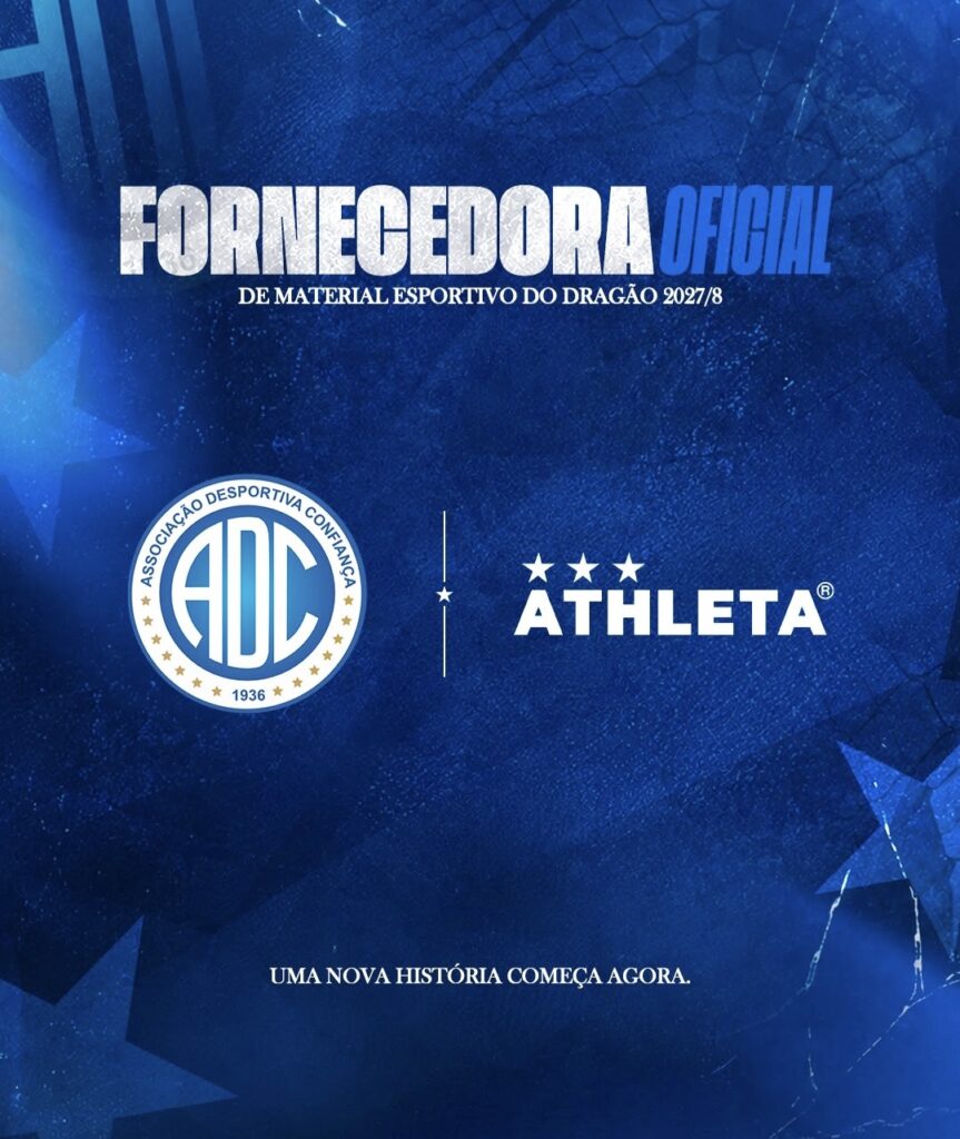 Athleta é a nova fornecedora oficial de material esportivo do Confiança Athleta é a nova fornecedora oficial de material esportivo do Confiança