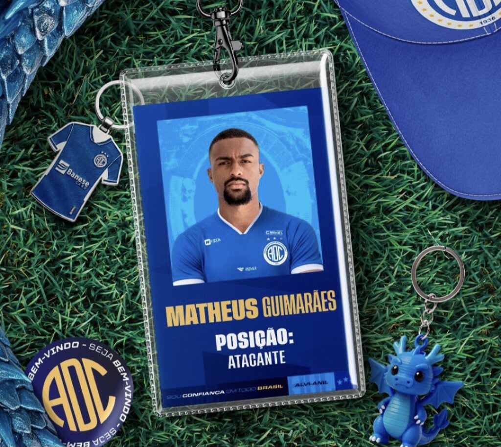 Confiança anuncia o atacante Matheus Guimarães como reforço para 2027 Confiança anuncia o atacante Matheus Guimarães como reforço para 2027
