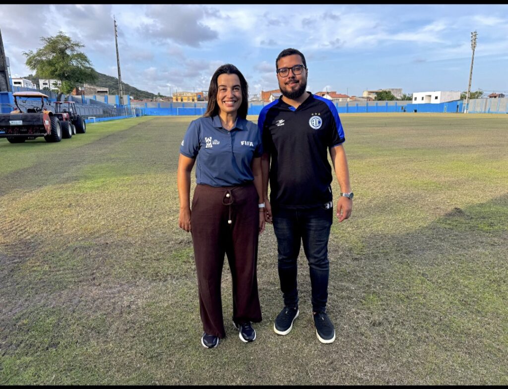 Confiança recebe visita técnica da FIFA para avaliar o Sabino Ribeiro como centro de treinamento para a Copa do Mundo Feminina de 2027 Confiança recebe visita técnica da FIFA para avaliar o Sabino Ribeiro como centro de treinamento para a Copa do Mundo Feminina de 2027